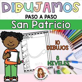 Dibujos paso a paso San Patricio.
