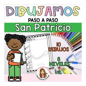 Dibujos paso a paso San Patricio.