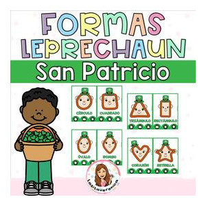 Plastilina formas geométricas San Patricio. Marzo
