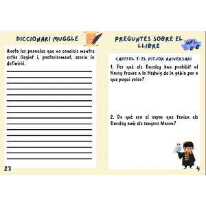 Seguimiento de la lectura HARRY POTTER I LA CAMBRA SECRETA