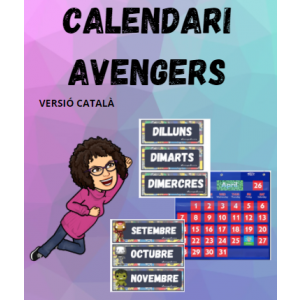 Calendaris de pissarra i de butxaca  dels Venjadors