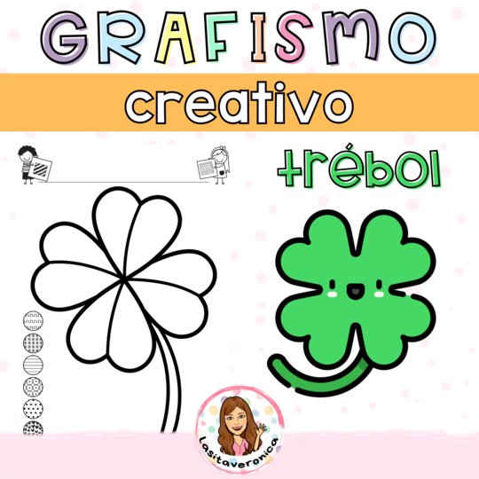 Grafismo trébol. San Patricio