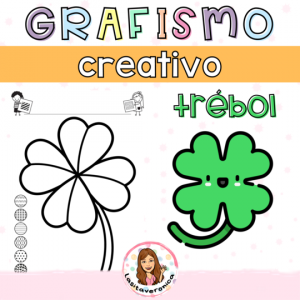 Grafismo trébol. San Patricio