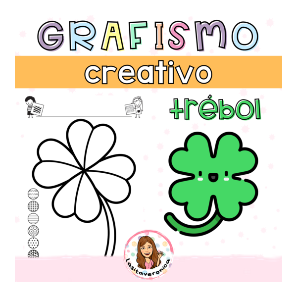 Grafismo trébol. San Patricio