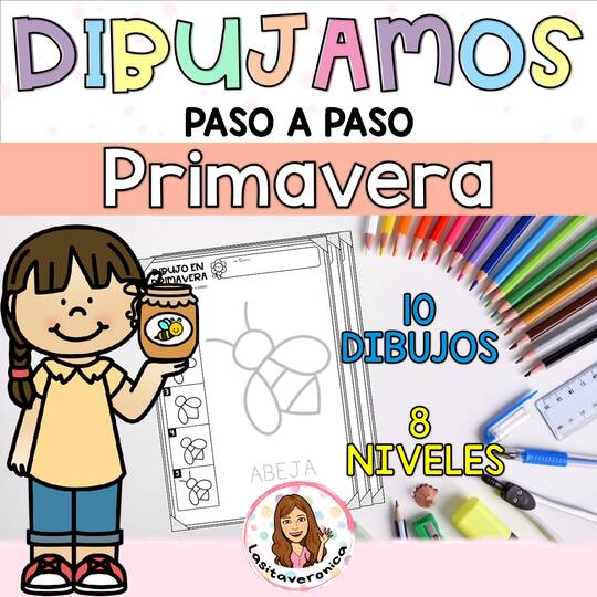 Dibujos paso a paso Primavera.
