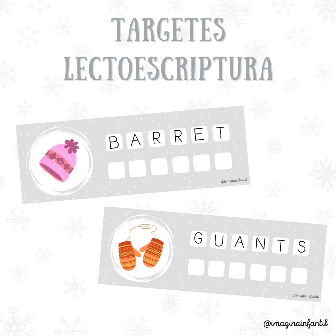 Targetes lectoescriptura - hivern