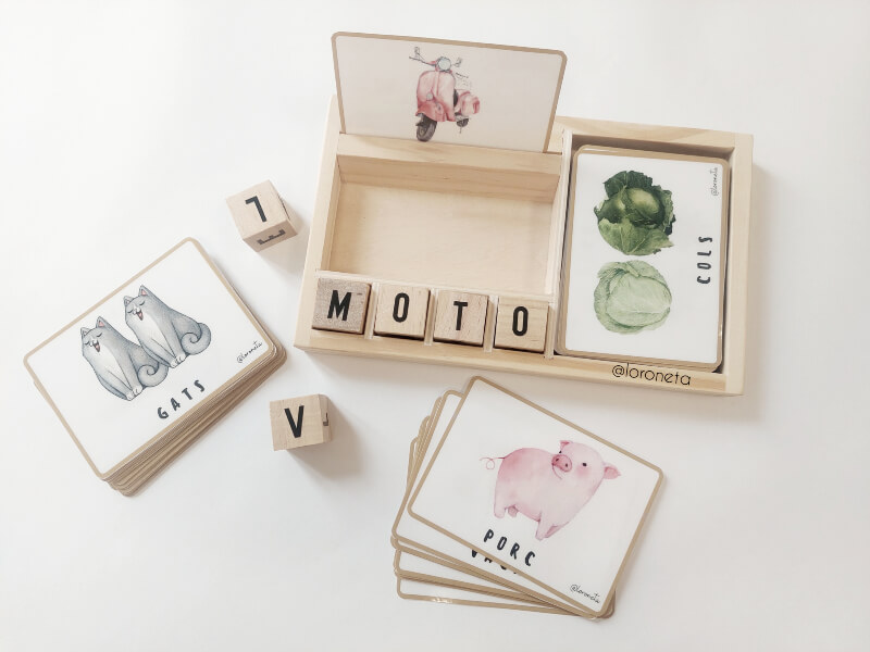 Lectoescriptura. Paraules monosíl·labes i bisíl·labes