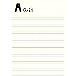 PLANTILLA CUADERNO LETRAS