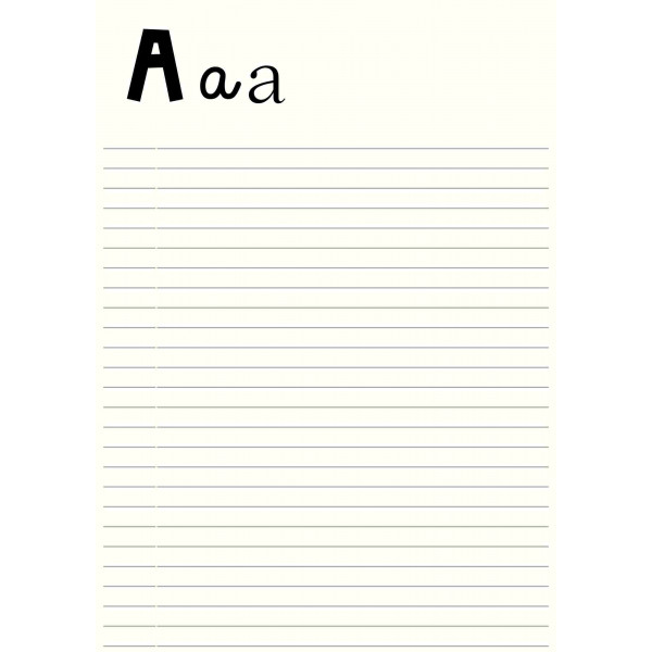 PLANTILLA CUADERNO LETRAS