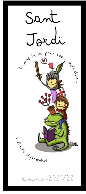 Punt de llibre SANT JORDI