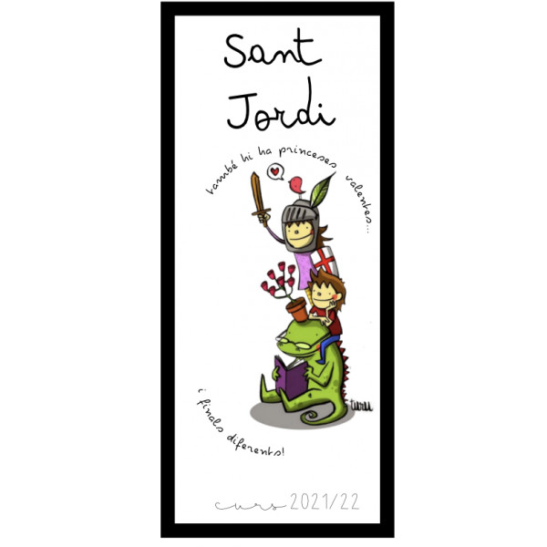 Punt de llibre SANT JORDI