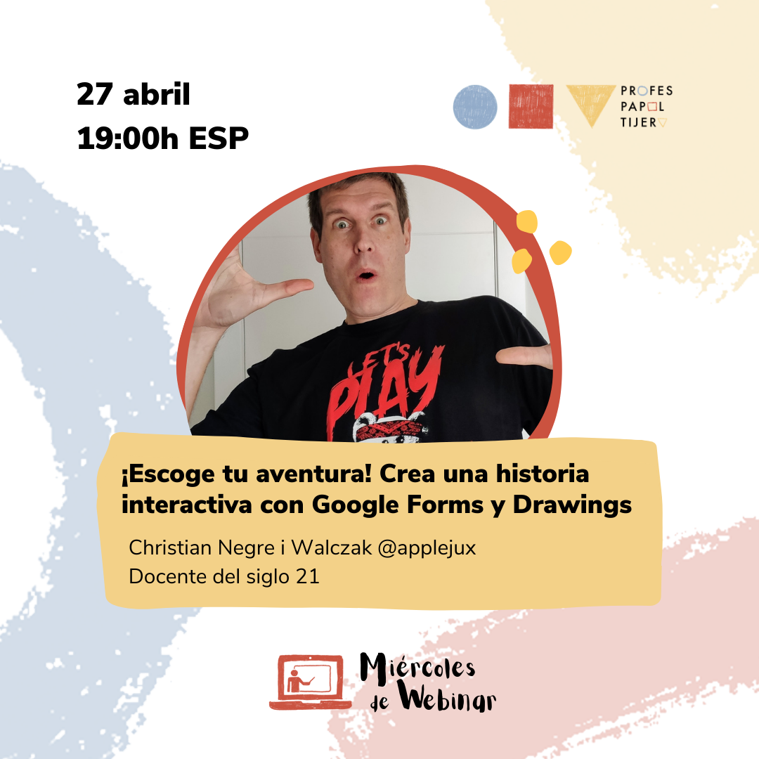 ¡Escoge tu aventura! Crea una historia interactiva con Google Forms y Drawings