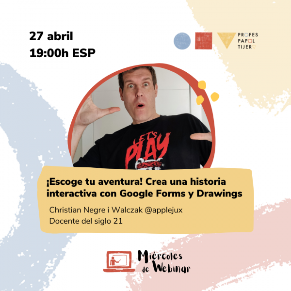 ¡Escoge tu aventura! Crea una historia interactiva con Google Forms y Drawings