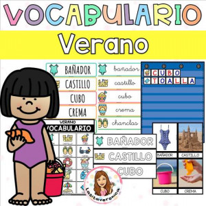 Vocabulario Verano. Lectoescritura.