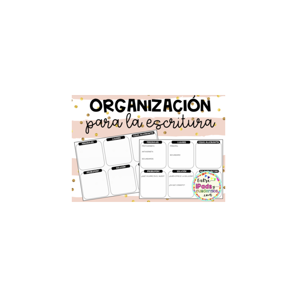 Organizamos la Escritura Creativa. Plantilla.