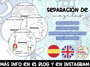 ENG + ESP: SEPARATING MIXTURES / SEPARACIÓN DE MEZCLAS