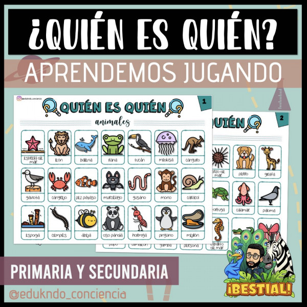 ¿QUIÉN ES QUIÉN DE LOS ANIMALES?