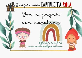 JUEGA CON CAPERUCITA ROJA