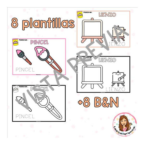 Plastilina Arte. Pintura. Motricidad Fina. Habilidades motrices.