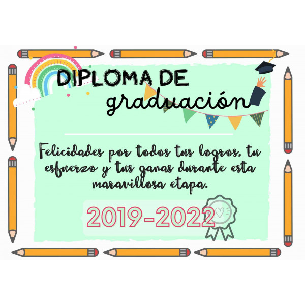 DIPLOMAS GRADUACIÓN 2019-2022