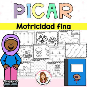 Motricidad: picar. Fichas para mejorar el picado.