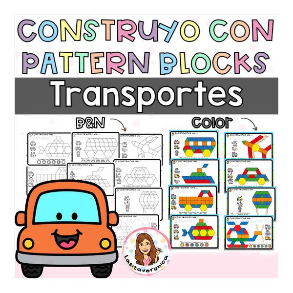 Pattern Blocks Medios de Transportes