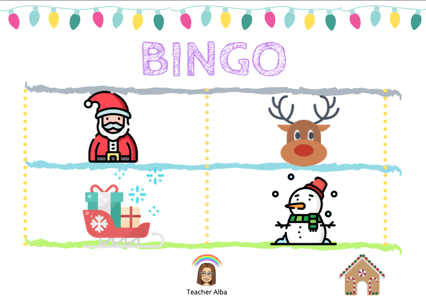 BINGO GAME TO PRACTICE VOCABULARY