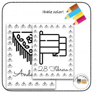 Dibujos día de Andalucía