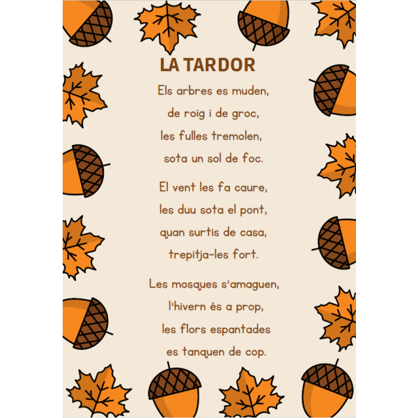 Poema de la tardor