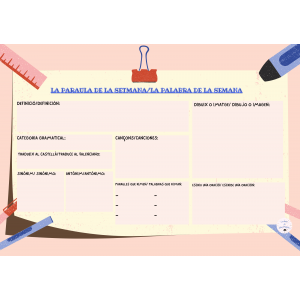 La paraula de la setmana