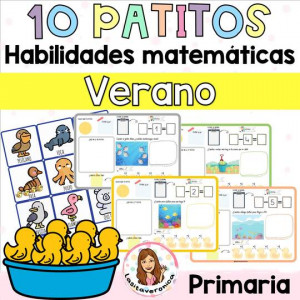 Busca el patito de goma. Problemas matemáticas. Sumas. Restas. / Look for the rubber duck (primaria).