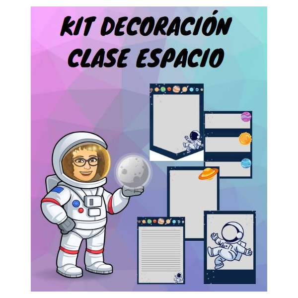 Kit decoración "El espacio"