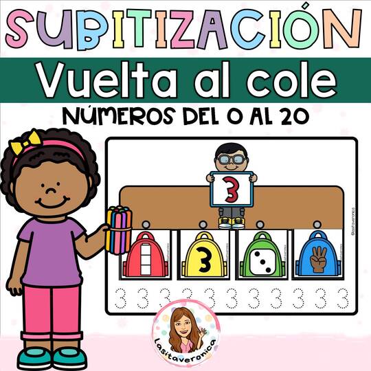 Subitización del 0 al 20. Vuelta al cole. Sentido numérico.