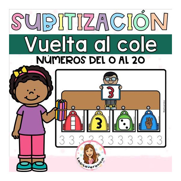 Subitización del 0 al 20. Vuelta al cole. Sentido numérico.