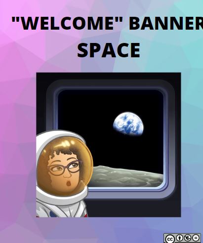 "Welcome" Banner Space