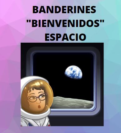 Pancarta "Bienvenidos" Espacio