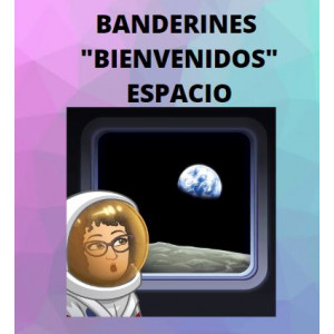 Pancarta "Bienvenidos" Espacio