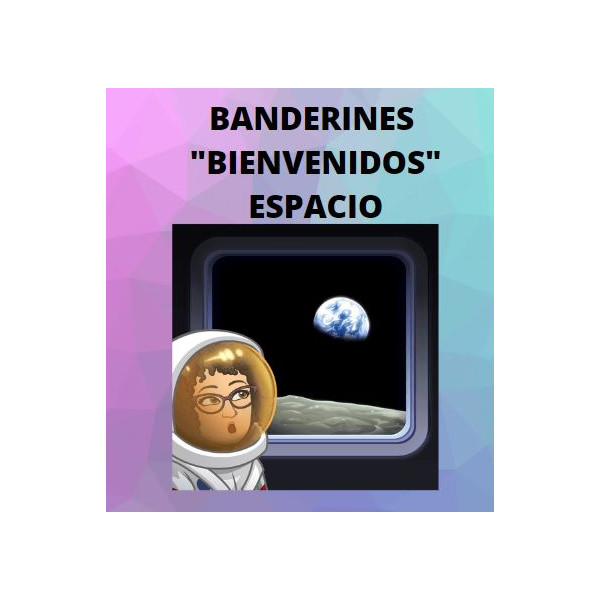 Pancarta "Bienvenidos" Espacio