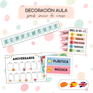 Pack decoración del aula