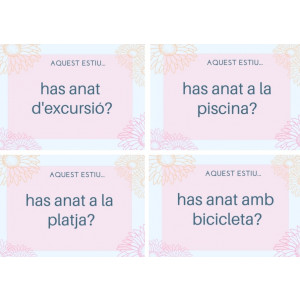 DINÀMICA DE TORNADA A L'ESCOLA