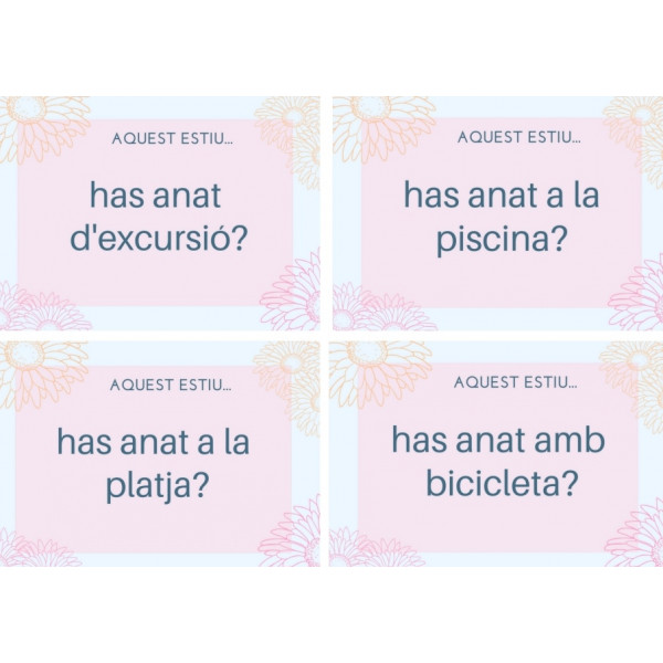 DINÀMICA DE TORNADA A L'ESCOLA