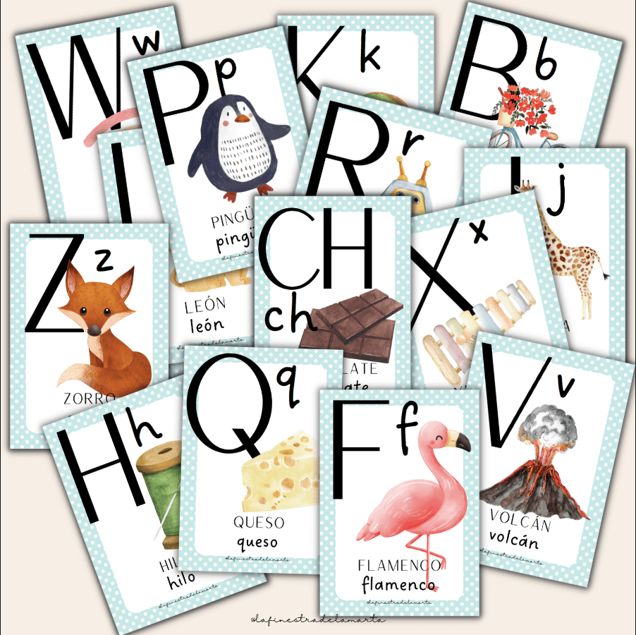 ABECEDARIO CASTELLANO 2 MODELOS