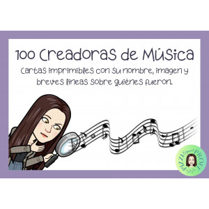 100 creadoras de música by @pizziprofe