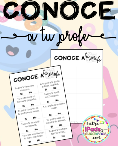 Conoce a tu profe: plantilla sencilla