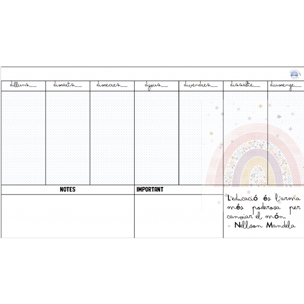 PLANIFICADOR SETMANAL