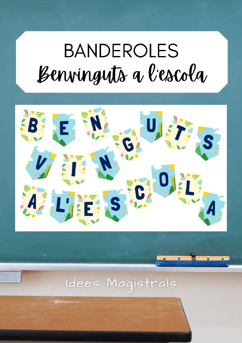 BANDEROLES DE BENVINGUDA A L'ESCOLA I