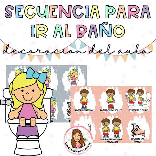 Secuencia para ir al baño.