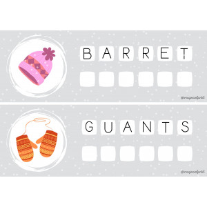 Targetes d'escriptura - Hivern