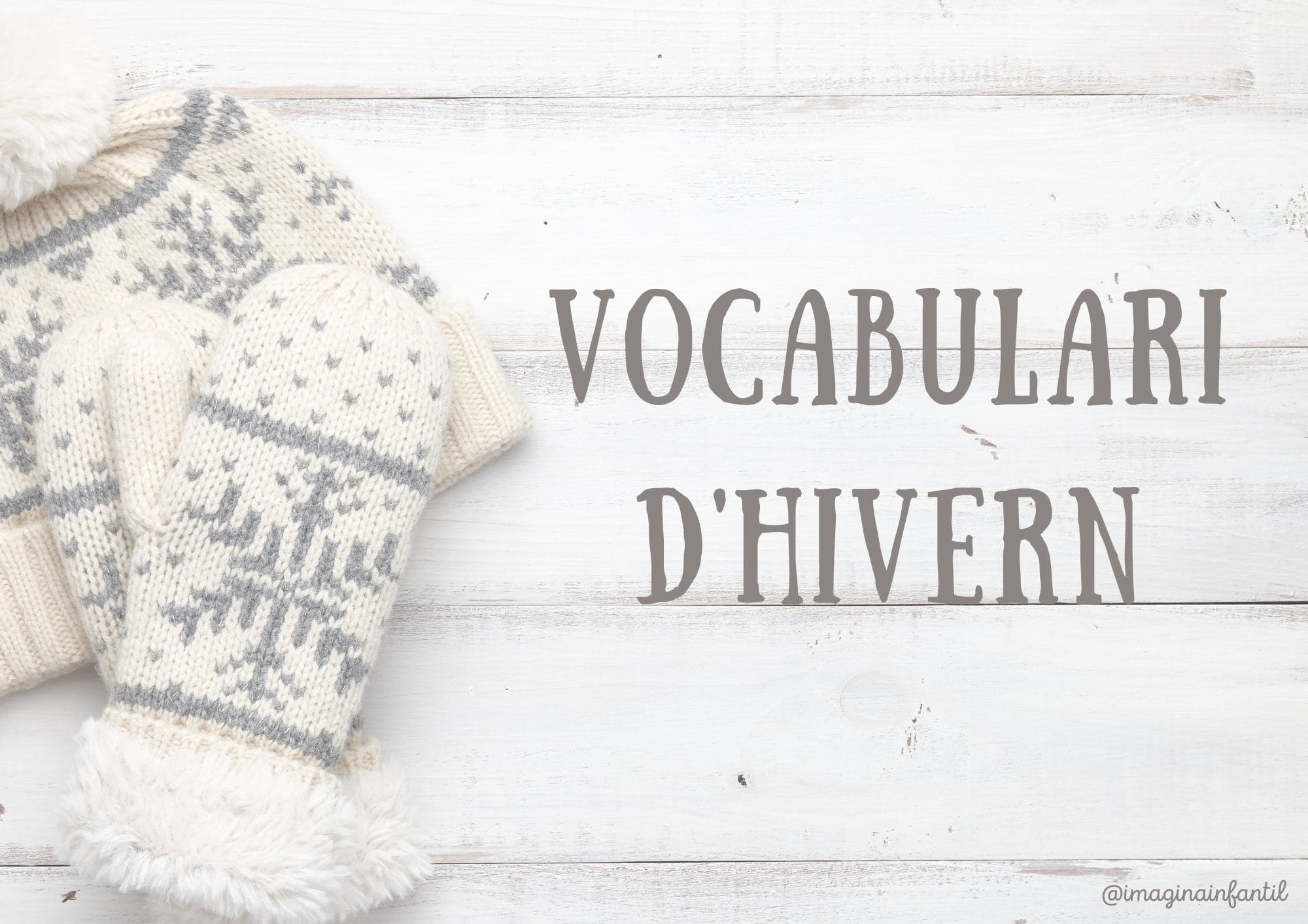 Vocabulari - Hivern