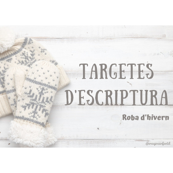 Targetes d'escriptura - Hivern